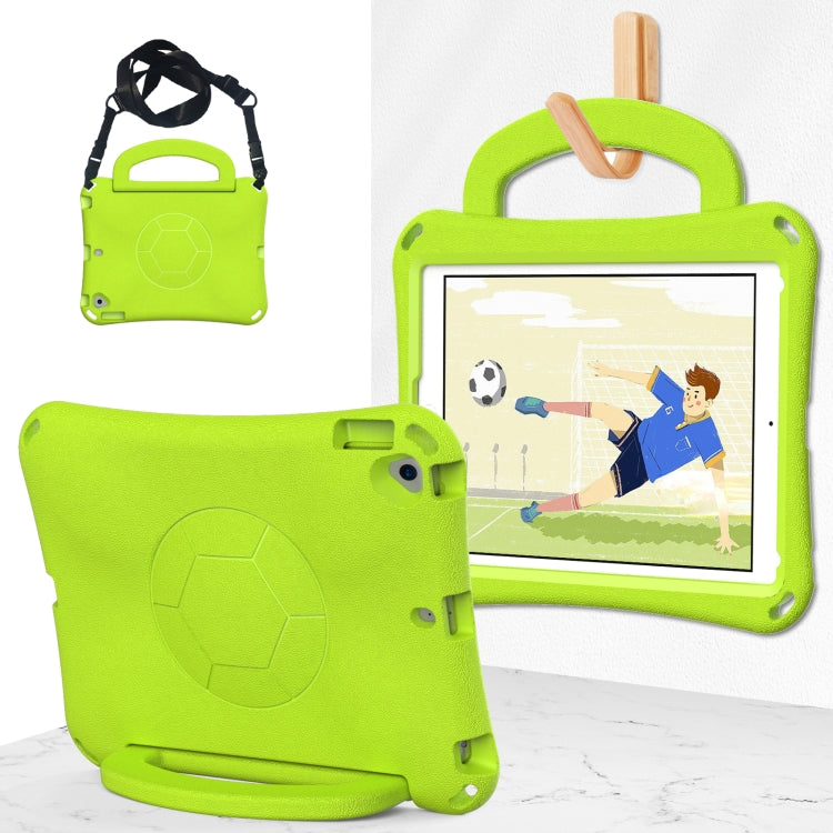 For iPad 9.7 2017/2018 / Air 2 / Air Handle Football Shaped EVA Shockproof Tablet Case(Mint  Green) - More iPad Cases by buy2fix | Online Shopping UK | buy2fix