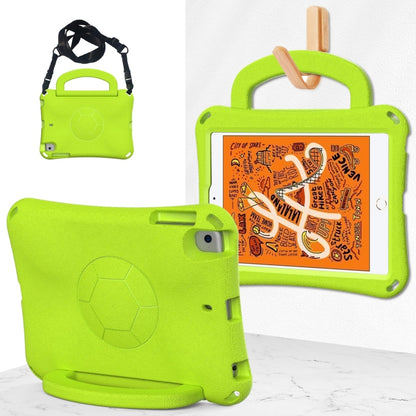 For iPad mini 5 / 4 / 3 /2 / 1 Handle Football Shaped EVA Shockproof Tablet Case(Grass Green) - iPad mini (2019) / mini 5 Cases by buy2fix | Online Shopping UK | buy2fix