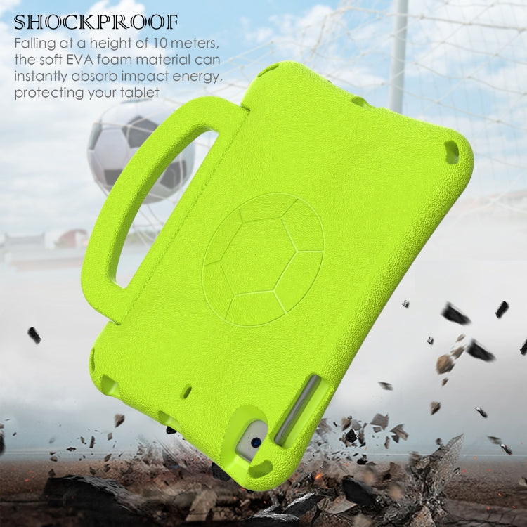 For iPad mini 5 / 4 / 3 /2 / 1 Handle Football Shaped EVA Shockproof Tablet Case(Grass Green) - iPad mini (2019) / mini 5 Cases by buy2fix | Online Shopping UK | buy2fix