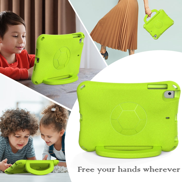 For iPad mini 5 / 4 / 3 /2 / 1 Handle Football Shaped EVA Shockproof Tablet Case(Grass Green) - iPad mini (2019) / mini 5 Cases by buy2fix | Online Shopping UK | buy2fix