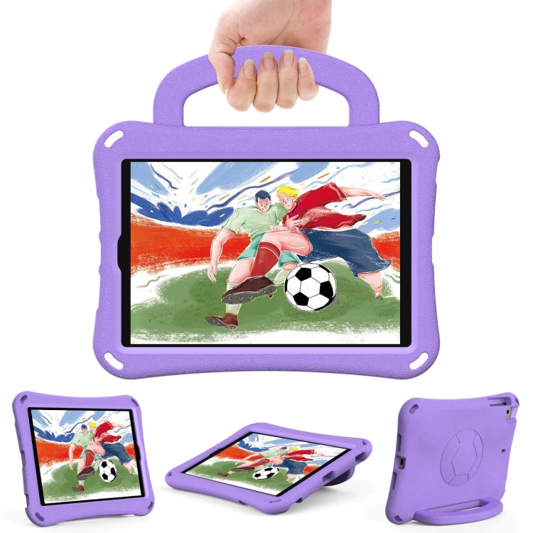 For iPad mini 5 / 4 / 3 /2 / 1 Handle Football Shaped EVA Shockproof Tablet Case(Light Purple) - iPad mini (2019) / mini 5 Cases by buy2fix | Online Shopping UK | buy2fix