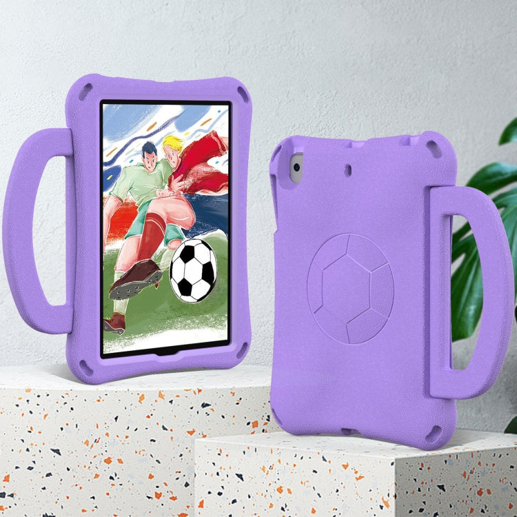 For iPad mini 5 / 4 / 3 /2 / 1 Handle Football Shaped EVA Shockproof Tablet Case(Light Purple) - iPad mini (2019) / mini 5 Cases by buy2fix | Online Shopping UK | buy2fix