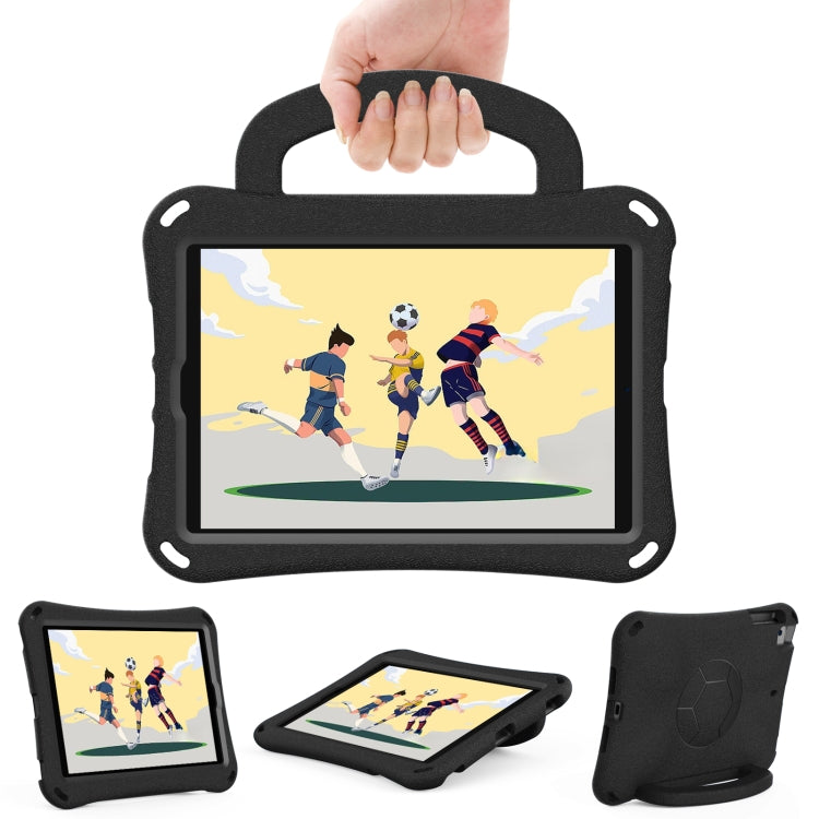 For iPad mini 5 / 4 / 3 /2 / 1 Handle Football Shaped EVA Shockproof Tablet Case(Black) - iPad mini (2019) / mini 5 Cases by buy2fix | Online Shopping UK | buy2fix