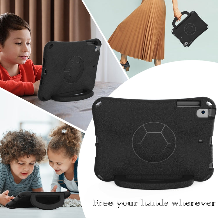 For iPad mini 5 / 4 / 3 /2 / 1 Handle Football Shaped EVA Shockproof Tablet Case(Black) - iPad mini (2019) / mini 5 Cases by buy2fix | Online Shopping UK | buy2fix
