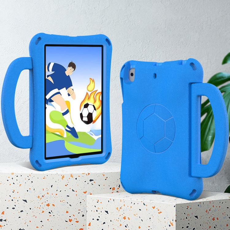 For iPad mini 5 / 4 / 3 /2 / 1 Handle Football Shaped EVA Shockproof Tablet Case(Blue) - iPad mini (2019) / mini 5 Cases by buy2fix | Online Shopping UK | buy2fix