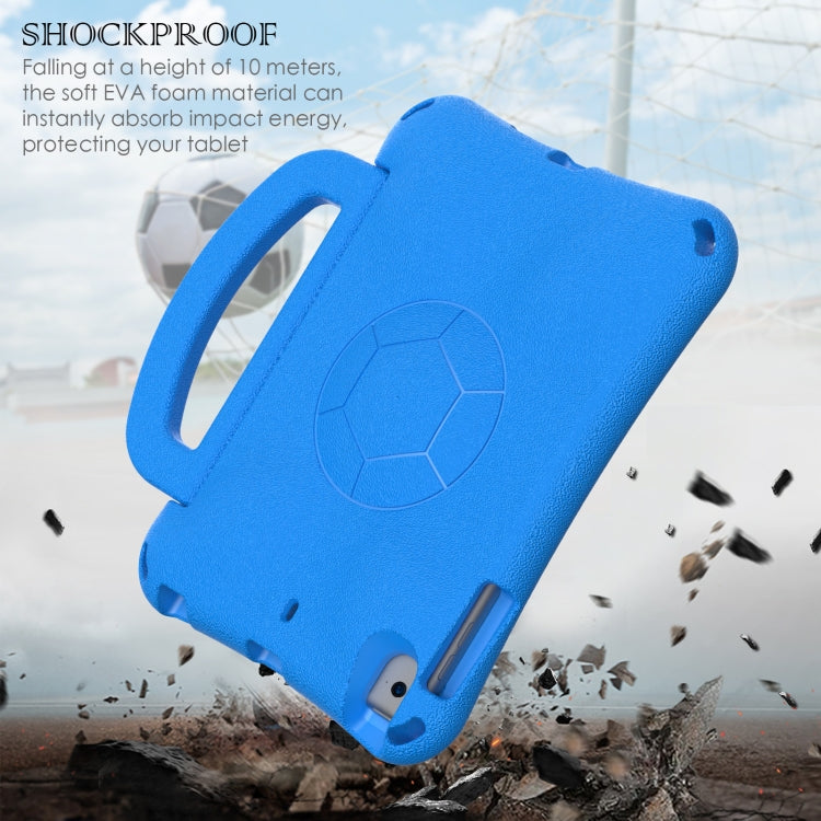 For iPad mini 5 / 4 / 3 /2 / 1 Handle Football Shaped EVA Shockproof Tablet Case(Blue) - iPad mini (2019) / mini 5 Cases by buy2fix | Online Shopping UK | buy2fix