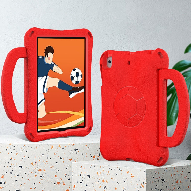 For iPad mini 5 / 4 / 3 /2 / 1 Handle Football Shaped EVA Shockproof Tablet Case(Red) - iPad mini (2019) / mini 5 Cases by buy2fix | Online Shopping UK | buy2fix