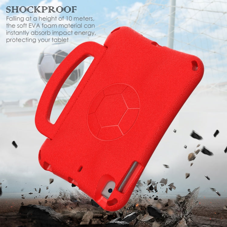 For iPad mini 5 / 4 / 3 /2 / 1 Handle Football Shaped EVA Shockproof Tablet Case(Red) - iPad mini (2019) / mini 5 Cases by buy2fix | Online Shopping UK | buy2fix