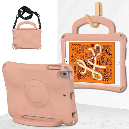 For iPad mini 5 / 4 / 3 /2 / 1 Handle Football Shaped EVA Shockproof Tablet Case(Light Pink) - iPad mini (2019) / mini 5 Cases by buy2fix | Online Shopping UK | buy2fix