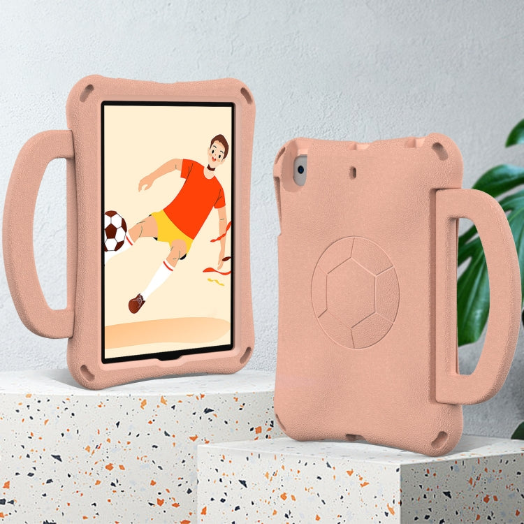 For iPad mini 5 / 4 / 3 /2 / 1 Handle Football Shaped EVA Shockproof Tablet Case(Light Pink) - iPad mini (2019) / mini 5 Cases by buy2fix | Online Shopping UK | buy2fix
