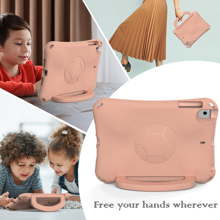 For iPad mini 5 / 4 / 3 /2 / 1 Handle Football Shaped EVA Shockproof Tablet Case(Light Pink) - iPad mini (2019) / mini 5 Cases by buy2fix | Online Shopping UK | buy2fix