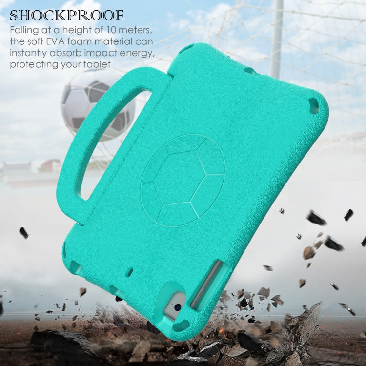 For iPad mini 5 / 4 / 3 /2 / 1 Handle Football Shaped EVA Shockproof Tablet Case(Mint  Green) - iPad mini (2019) / mini 5 Cases by buy2fix | Online Shopping UK | buy2fix