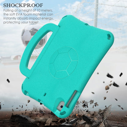 For iPad mini 5 / 4 / 3 /2 / 1 Handle Football Shaped EVA Shockproof Tablet Case(Mint  Green) - iPad mini (2019) / mini 5 Cases by buy2fix | Online Shopping UK | buy2fix