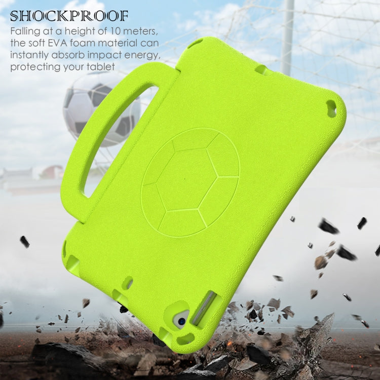 For iPad 10.2 2019/2021/2022 Handle Football Shaped EVA Shockproof Tablet Case(Grass Green) - iPad 10.2 Cases by buy2fix | Online Shopping UK | buy2fix