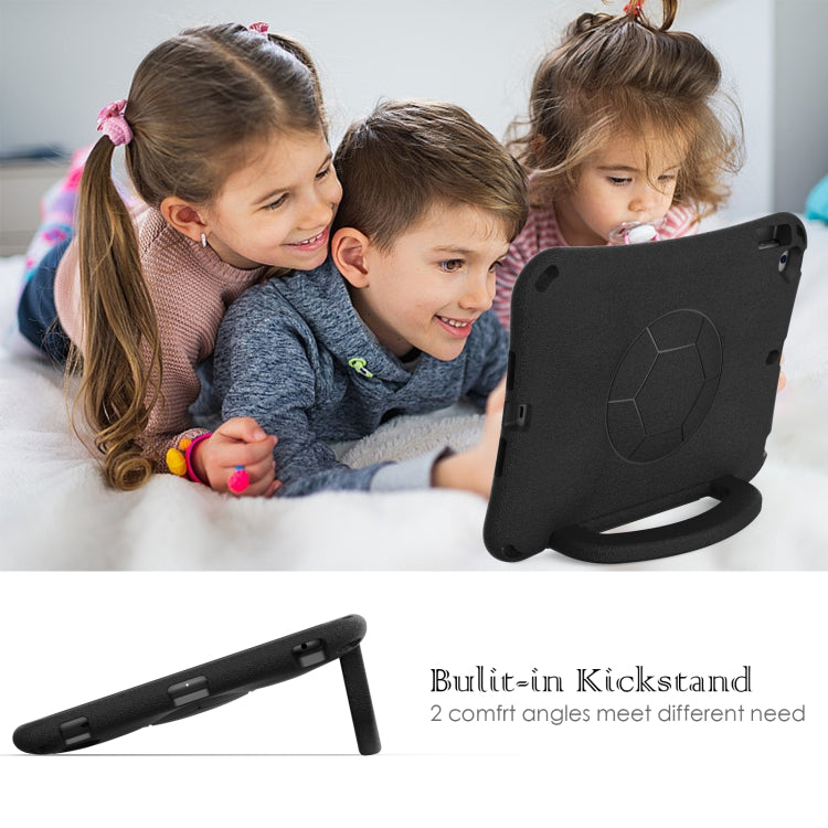 For iPad 10.2 2019/2021/2022 Handle Football Shaped EVA Shockproof Tablet Case(Black) - iPad 10.2 Cases by buy2fix | Online Shopping UK | buy2fix