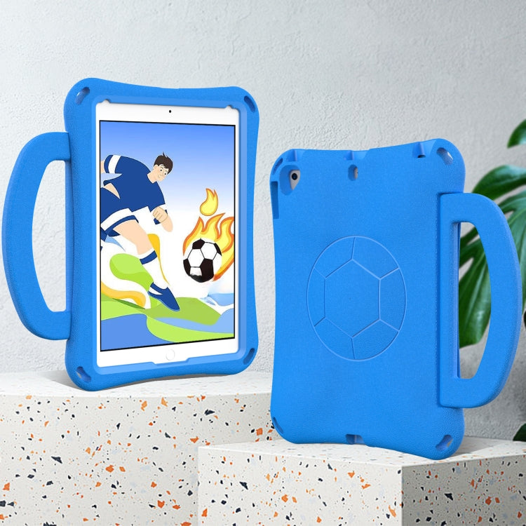 For iPad Air 3 10.5 2019 / Pro 10.5 Handle Football Shaped EVA Shockproof Tablet Case(Blue) - iPad Air (2019) Cases by buy2fix | Online Shopping UK | buy2fix