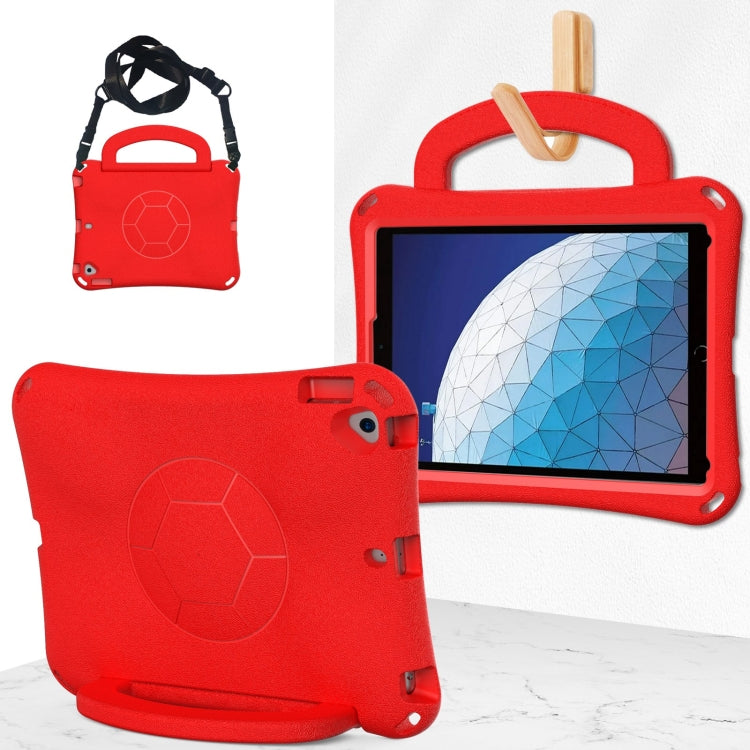 For iPad Air 3 10.5 2019 / Pro 10.5 Handle Football Shaped EVA Shockproof Tablet Case(Red) - iPad Air (2019) Cases by buy2fix | Online Shopping UK | buy2fix