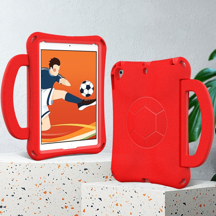 For iPad Air 3 10.5 2019 / Pro 10.5 Handle Football Shaped EVA Shockproof Tablet Case(Red) - iPad Air (2019) Cases by buy2fix | Online Shopping UK | buy2fix