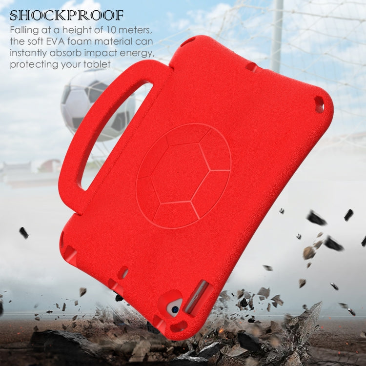 For iPad Air 3 10.5 2019 / Pro 10.5 Handle Football Shaped EVA Shockproof Tablet Case(Red) - iPad Air (2019) Cases by buy2fix | Online Shopping UK | buy2fix