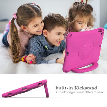 For iPad Air 3 10.5 2019 / Pro 10.5 Handle Football Shaped EVA Shockproof Tablet Case(Rose Red) - iPad Air (2019) Cases by buy2fix | Online Shopping UK | buy2fix