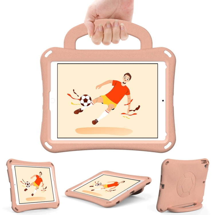 For iPad Air 3 10.5 2019 / Pro 10.5 Handle Football Shaped EVA Shockproof Tablet Case(Light Pink) - iPad Air (2019) Cases by buy2fix | Online Shopping UK | buy2fix