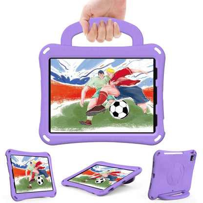 For iPad Pro 11 2018/2020/2021/2022 Handle Football Shaped EVA Shockproof Tablet Case(Light Purple) - More iPad Cases by buy2fix | Online Shopping UK | buy2fix