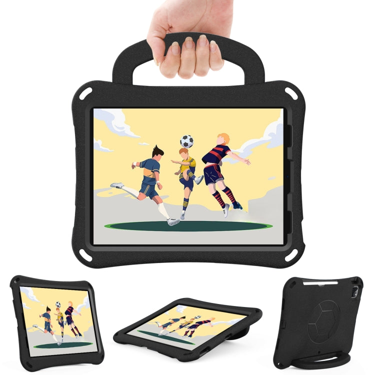 For iPad Pro 11 2018/2020/2021/2022 Handle Football Shaped EVA Shockproof Tablet Case(Black) - More iPad Cases by buy2fix | Online Shopping UK | buy2fix