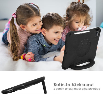 For iPad Pro 11 2018/2020/2021/2022 Handle Football Shaped EVA Shockproof Tablet Case(Black) - More iPad Cases by buy2fix | Online Shopping UK | buy2fix