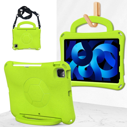 For iPad Air 10.9 2022 / 2020 Handle Football Shaped EVA Shockproof Tablet Case(Grass Green) - More iPad Cases by buy2fix | Online Shopping UK | buy2fix