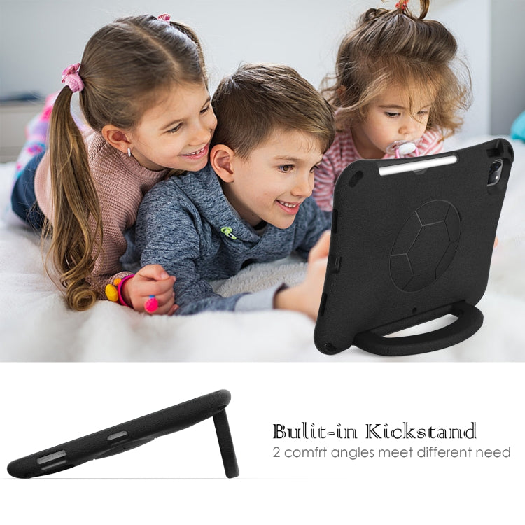For iPad Air 10.9 2022 / 2020 Handle Football Shaped EVA Shockproof Tablet Case(Black) - More iPad Cases by buy2fix | Online Shopping UK | buy2fix