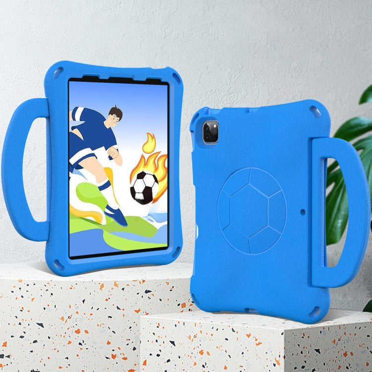 For iPad Air 10.9 2022 / 2020 Handle Football Shaped EVA Shockproof Tablet Case(Blue) - More iPad Cases by buy2fix | Online Shopping UK | buy2fix