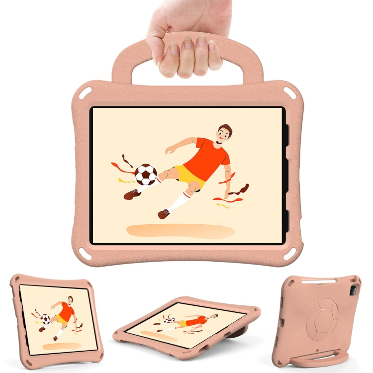 For iPad Air 10.9 2022 / 2020 Handle Football Shaped EVA Shockproof Tablet Case(Light Pink) - More iPad Cases by buy2fix | Online Shopping UK | buy2fix