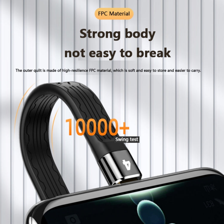 22cm Thunderbolt 4 USB-C / Type-C Male to Male PD 100W Charge FPC Data Cable - USB-C & Type-C Cable by buy2fix | Online Shopping UK | buy2fix