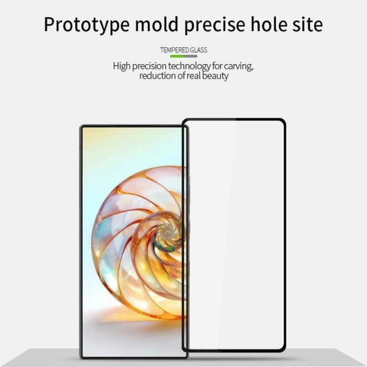 For ZTE nubia Z60 Ultra MOFI 9H 2.5D Full Screen Tempered Glass Film(Black) by MOFI