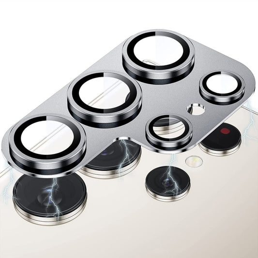 For Samsung Galaxy S24 Ultra 5G ENKAY Hat-Prince AR Aluminium Alloy Tempered Glass Camera Lens Film(Grey) by ENKAY