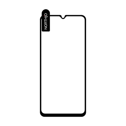 For Samsung Galaxy A24 4G NORTHJO A++ Screen Protector Full Glue Silk Printing Tempered Glass Film(Black) - Galaxy Tempered Glass by NORTHJO | Online Shopping UK | buy2fix
