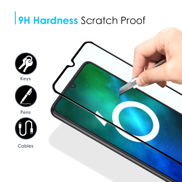 For Samsung Galaxy A33 5G NORTHJO A++ Screen Protector Full Glue Silk Printing Tempered Glass Film(Black) - Galaxy Tempered Glass by NORTHJO | Online Shopping UK | buy2fix