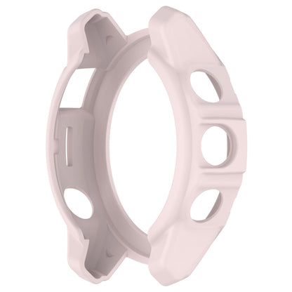For Garmin Quatix 7 Pro Armored Hollow Half Pack TPU Watch Protective Case(Pink) by buy2fix