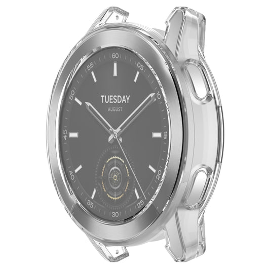 For Xiaomi Watch S3 Full Package TPU Electroplated Watch Protective Case(Transparent) by buy2fix