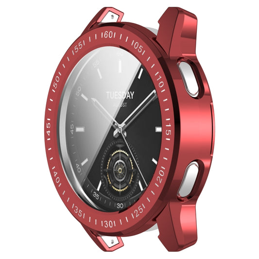 For Xiaomi Watch S3 Full Package TPU Electroplated Watch Protective Case(Red) by buy2fix