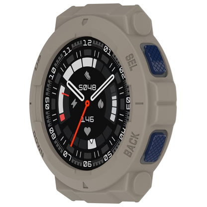 For Amazfit Active Edge A2212 Armored Hollow Half Pack TPU Watch Protective Case(Malmstone) by buy2fix