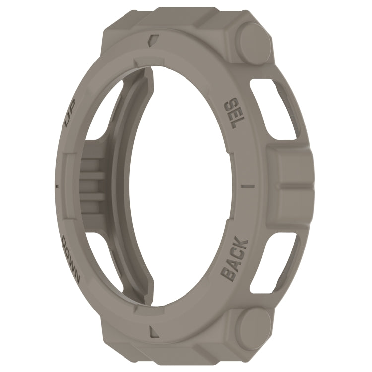 For Amazfit Active Edge A2212 Armored Hollow Half Pack TPU Watch Protective Case(Malmstone) by buy2fix