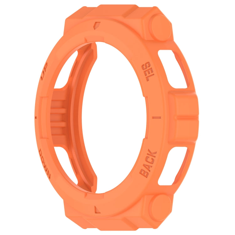 For Amazfit Active Edge A2212 Armored Hollow Half Pack TPU Watch Protective Case(Orange) by buy2fix