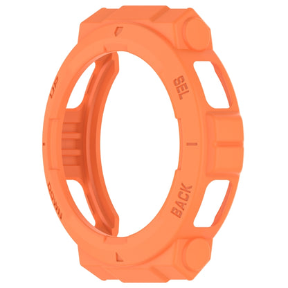 For Amazfit Active Edge A2212 Armored Hollow Half Pack TPU Watch Protective Case(Orange) by buy2fix