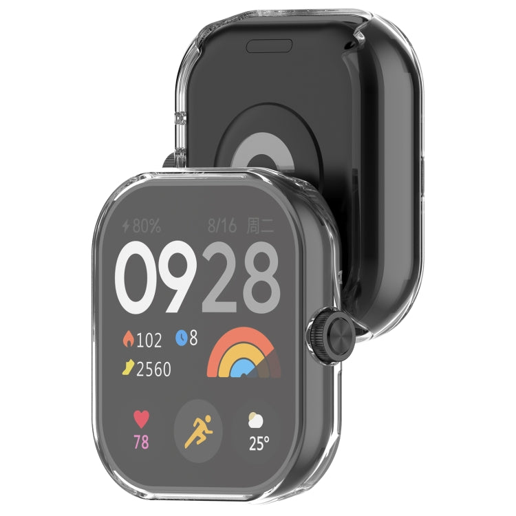 For Redmi Watch 4 Full Package TPU Electroplated Watch Protective Case(Transparent) - Watch Cases by buy2fix | Online Shopping UK | buy2fix