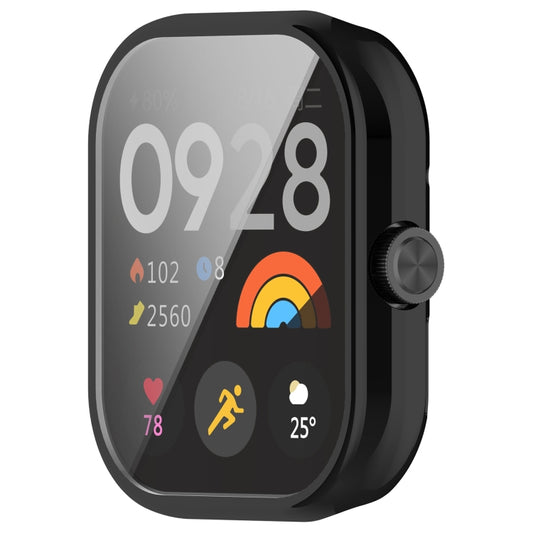 For Redmi Watch 4 Full Package TPU Electroplated Watch Protective Case(Black) by buy2fix