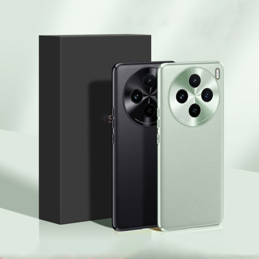 For vivo X100s Pro Plain-Leather All-inclusive Shockproof Phone Case(Black) by buy2fix