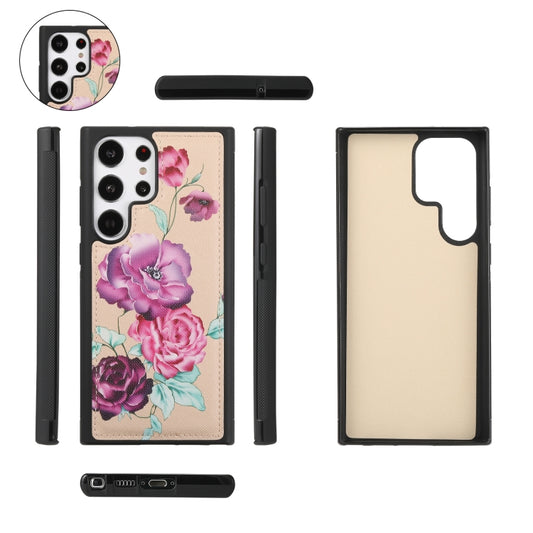 For Samsung Galaxy S23 5G Flower Multi-functional Crossbody Zipper Wallet Leather Phone Case(Yellow) - Galaxy S23 5G Cases by buy2fix | Online Shopping UK | buy2fix