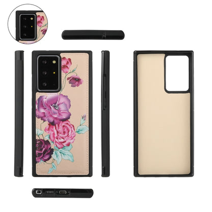 For Samsung Galaxy Note20 Ultra Flower Multi-functional Crossbody Zipper Wallet Leather Phone Case(Yellow) - Galaxy Note20 Ultra Cases by buy2fix | Online Shopping UK | buy2fix