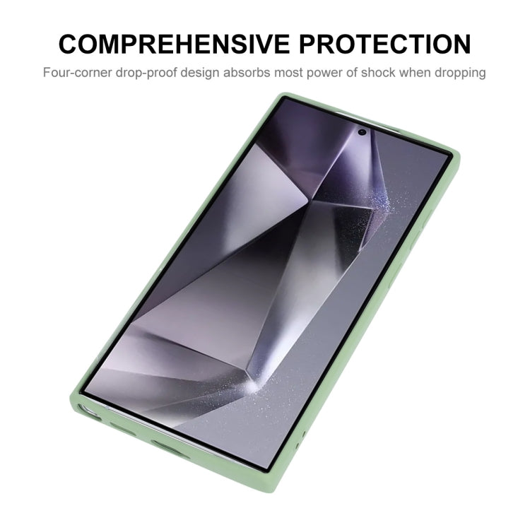 For Samsung Galaxy S25 Ultra 5G ENKAY Liquid Silicone Soft Shockproof Phone Case(Black) by ENKAY